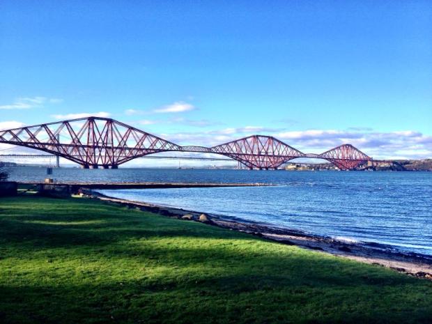 View to Forth Bridge on NCN 76