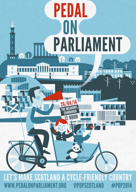 Pedal on Parliament Poster